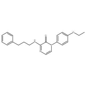 1-(4-Ethoxyphenyl)-3-[(3-phenylpropyl)amino]-1,2-dihydropyrazin-2-one结构式