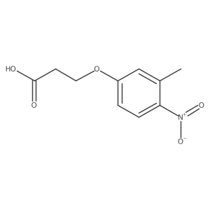3-(3-Methyl-4-nitrophenoxy)propanoic acid Structure