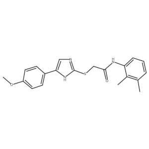 N-(2,3-dimethylphenyl)-2-((5-(4-methoxyphenyl)-1H-imidazol-2-yl)thio)acetamide Structure