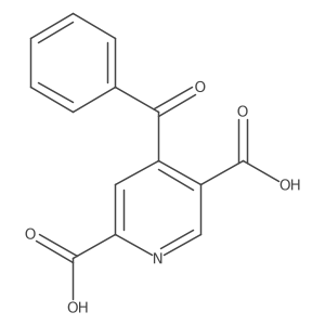 4-Benzoyl-2,5-pyridinedicarboxylic acid结构式