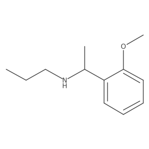 [1-(2-Methoxyphenyl)ethyl](propyl)amine Structure