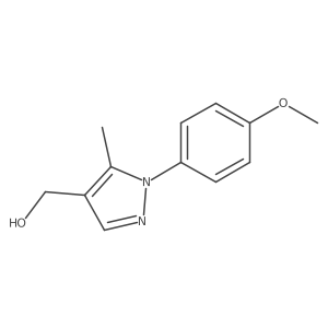 (1-(4-methoxyphenyl)-5-methyl-1H-pyrazol-4-yl)methanol Structure