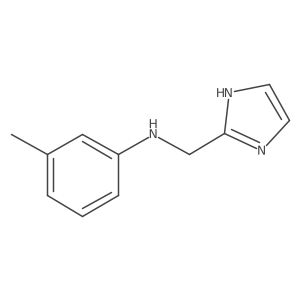 N-(1H-imidazol-2-ylmethyl)-3-methylaniline Structure
