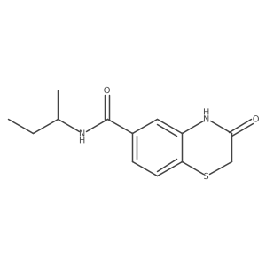 N-(sec-Butyl)-3-oxo-3,4-dihydro-2H-benzo[b][1,4]thiazine-6-carboxamide结构式