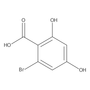 2-bromo-4,6-dihydroxyBenzoic acid结构式