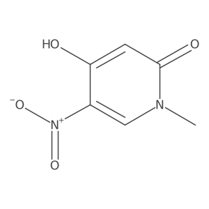 4-Hydroxy-1-methyl-5-nitropyridin-2-one Structure