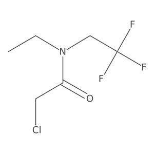 2-chloro-N-ethyl-N-(2,2,2-trifluoroethyl)acetamide Structure