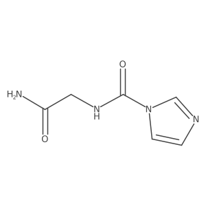 N-(2-amino-2-oxoethyl)-1H-imidazole-1-carboxamide结构式