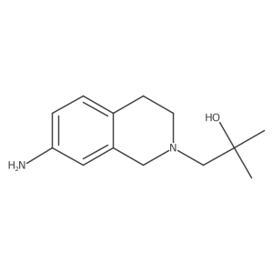 1-(7-amino-3,4-dihydro-1H-isoquinolin-2-yl)-2-methylpropan-2-ol结构式