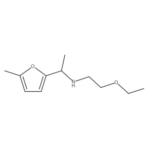 (2-Ethoxyethyl)[1-(5-methylfuran-2-yl)ethyl]amine Structure