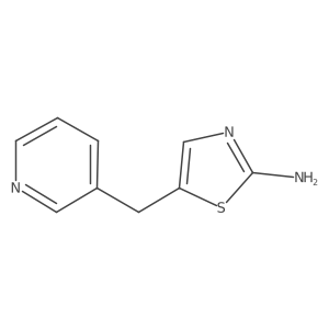 5-(Pyridin-3-ylmethyl)thiazol-2-amine Structure