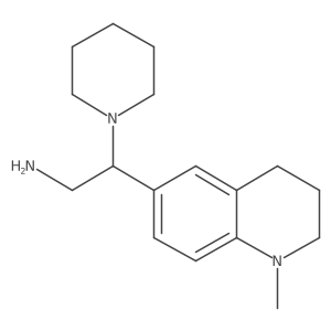 2-(1-Methyl-1,2,3,4-tetrahydroquinolin-6-yl)-2-(piperidin-1-yl)ethan-1-amine Structure