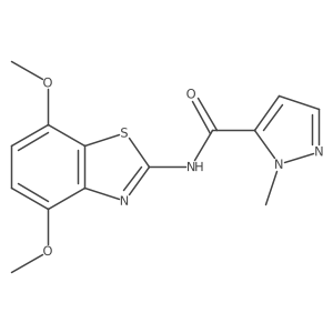 N-(4,7-dimethoxybenzo[d]thiazol-2-yl)-1-methyl-1H-pyrazole-5-carboxamide Structure