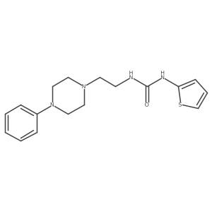 1-(2-(4-Phenylpiperazin-1-yl)ethyl)-3-(thiophen-2-yl)urea Structure