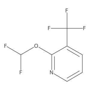 2-Difluoromethoxy-3-(trifluoromethyl)pyridine结构式