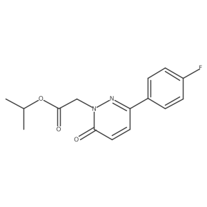 propan-2-yl [3-(4-fluorophenyl)-6-oxopyridazin-1(6H)-yl]acetate Structure