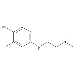 N1-(5-Bromo-4-methyl-2-pyridinyl)-N2,N2-dimethyl-1,2-ethanediamine结构式