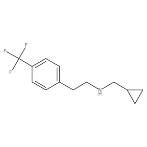 (Cyclopropylmethyl)({2-[4-(trifluoromethyl)phenyl]ethyl})amine Structure