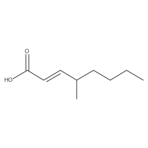 4-Methyl-e-2-octenoic acid Structure