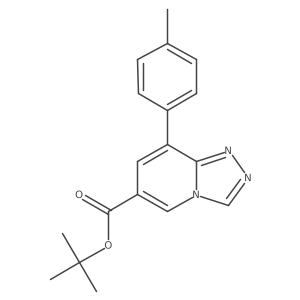 Tert-butyl 8-(4-methylphenyl)[1,2,4]triazolo[4,3-a]pyridine-6-carboxylate Structure
