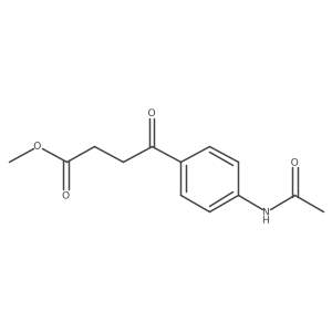 Methyl 4-(4-acetamidophenyl)-4-oxobutanoate Structure