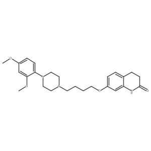 7-[4-[4-(2,4-Dimethoxyphenyl)-1-piperazinyl]butoxy]-3,4-dihydro-2(1H)-quinolinone结构式