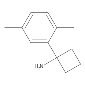 1-(2,5-Dimethylphenyl)cyclobutan-1-amine Structure