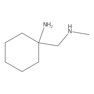 1-[(Methylamino)methyl]cyclohexan-1-amine Structure