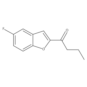 1-(5-Fluoro-1-benzofuran-2-yl)butan-1-one Structure