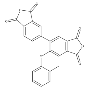 6-(2-Methylphenoxy)biphenyl-3,4:3',4'-tetracarboxylic dianhydride Structure