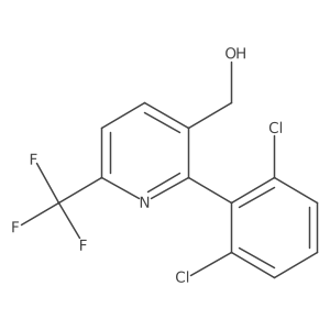 2-(2,6-Dichlorophenyl)-6-(trifluoromethyl)pyridine-3-methanol Structure