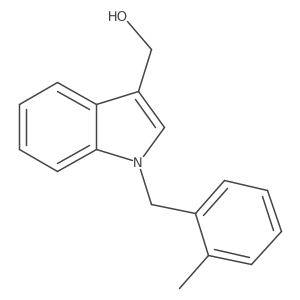 (1-(2-Methylbenzyl)-1H-indol-3-yl)methanol Structure