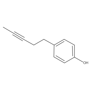 4-(Pent-3-yn-1-yl)phenol结构式