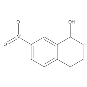 (1R)-7-Nitro-1,2,3,4-tetrahydronaphthalen-1-OL结构式