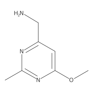 6-Methoxy-2-methyl-4-pyrimidinemethanamine Structure