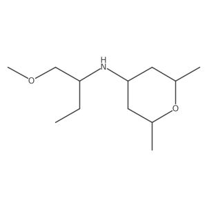 N-(1-Methoxybutan-2-yl)-2,6-dimethyloxan-4-amine Structure