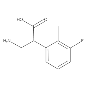 3-Amino-2-(3-fluoro-2-methylphenyl)propanoic acid Structure