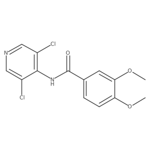 N-(3,5-Dichloro-pyridin-4-yl)-3,4-dimethoxy-benzamide Structure