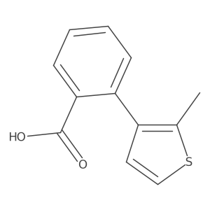2-(2-Methylthiophen-3-yl)benzoic acid结构式