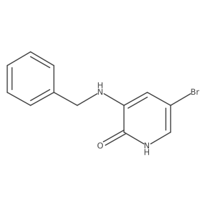 3-(benzylamino)-5-bromo-1H-pyridin-2-one Structure