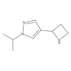 4-(Azetidin-2-yl)-1-(propan-2-yl)-1h-pyrazole Structure