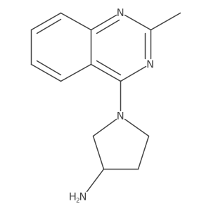 1-(2-Methylquinazolin-4-yl)pyrrolidin-3-amine结构式