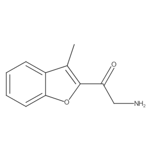 2-Amino-1-(3-methyl-1-benzofuran-2-yl)ethan-1-one Structure