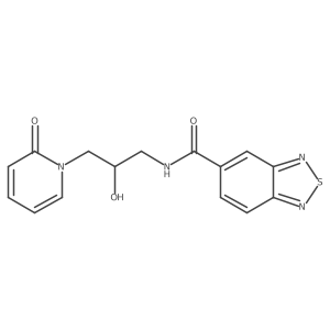 N-(2-hydroxy-3-(2-oxopyridin-1(2H)-yl)propyl)benzo[c][1,2,5]thiadiazole-5-carboxamide Structure