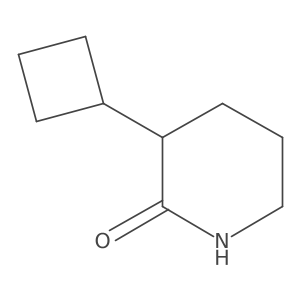 3-Cyclobutyl-2-piperidinone结构式