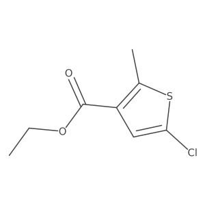 Ethyl 5-chloro-2-methyl-3-thiophenecarboxylate结构式