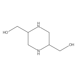 [(2R,5S)-5-(Hydroxymethyl)piperazin-2-yl]methanol结构式
