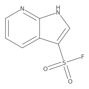 1H-Pyrrolo[2,3-b]pyridine-3-sulfonyl fluoride结构式