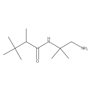 N-(1-amino-2-methylpropan-2-yl)-2,3,3-trimethylbutanamide Structure