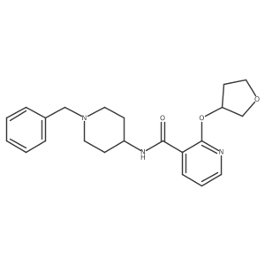 N-(1-benzylpiperidin-4-yl)-2-((tetrahydrofuran-3-yl)oxy)nicotinamide Structure
